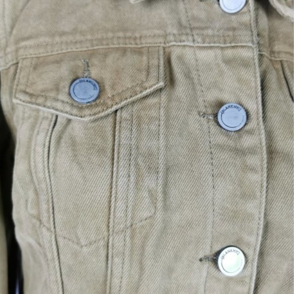 Blank NYC Cropped Jean Jacket with Puffed Sleeves - Picture 4 of 9
